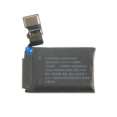 Batterie ricaricabili di 273mAh per Apple Watch Serie 2 42mm 38mm A1760 A1757