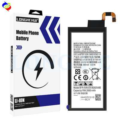 Batteria EB-BG925ABE 2600mAh per S6 Edge G9250 G925FQ G925F G925l G925A G925S in Nero