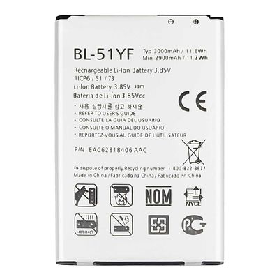 3000mAh BL-51YF H811 LS991 US991 H812 G4 Batteria per telefono cellulare per LG VS986 Garantita