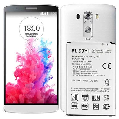 Protezione a doppio circuito integrato 3000mAh BL-53YH D851 D852 D855 Batteria per cellulare LG LS470