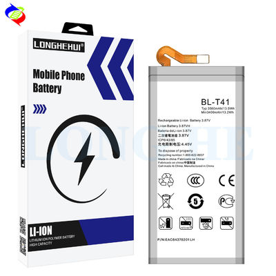Protezione a doppio circuito integrato BL-T41 3500mAh Batterie ricaricabili agli ioni di litio per telefono per LG G8 ThinQ