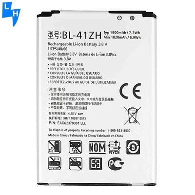 BL-41ZH 3.8V 1900mAh Batteria per cellulari Tecno M6 sostituzione in stock
