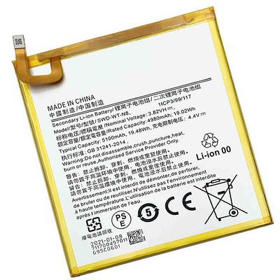 Protezione a doppio circuito integrato 5100mAh SWD-WTN8 Tab Battery per Samsung A295 Tab A 8.0 2019 T290