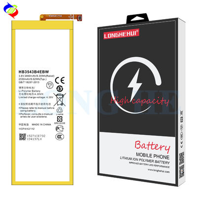 Huawei Ascend P7 Batteria sostitutiva 2460mAh HB3543B4EBW Batterie mobili OEM/ODM