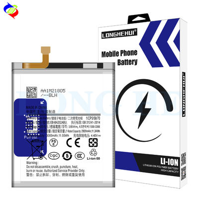 Batteria ricaricabile ad alta capacità EB-BA202ABU per Samsung A20 A202 A20S A20E 3000mAh