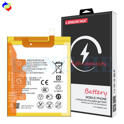 Batteria bianca A 3500mAh 3.82V Li-Polymer per Huawei Honor V8 Telefono cellulare HB376787ECW