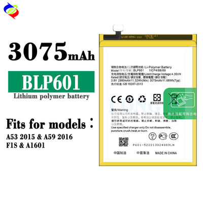 3075mAh F1S BLP601 A53 batteria per telefono cellulare per batteria OPPO A53 la fonte di alimentazione definitiva
