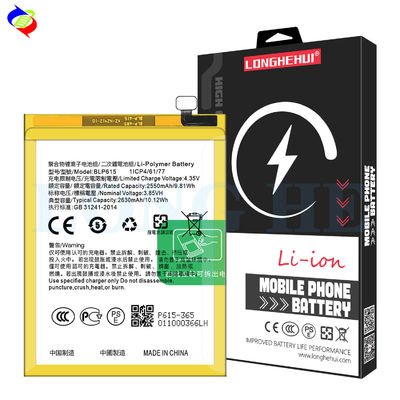 OEM BLP615 3.85V 2550mAh 9.81Wh Batteria per telefono ad alta capacità per OPPO A37M Neo9