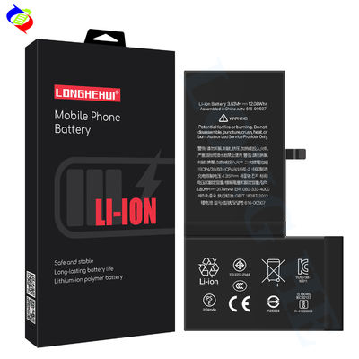 Batteria polimerica agli ioni di litio per telefono cellulare per iPhone Xs Max 100% compatibile e stabile