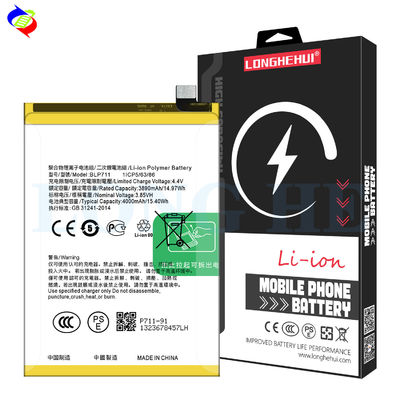 Batterie ricaricabili ODM per OPPO A1K 4000mAh Batteria per cellulari BLP711