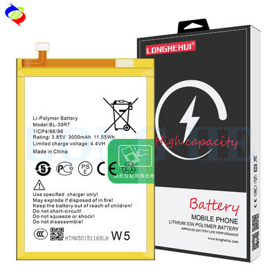 Batteria BL-30RT per Tecno W5 Lite W5 K7 K8 WX5 3.85V 3000mAh Modello di sistema di telefonia mobile
