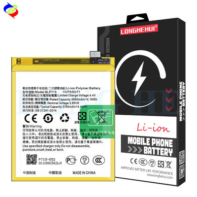 3750mAh BLP715 K3 Batteria per telefono cellulare per OPPO K5 Ricaricabile e di lunga durata