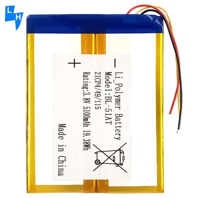 Acquisto BL-51AT Batterie per cellulari Tecno H8 8H Dioipad 8 3.8V 5100mAh Dispositivi