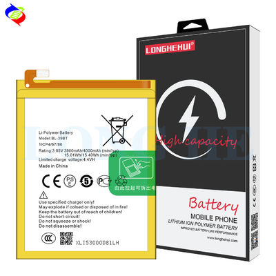 Protezione a doppio circuito integrato BL-39BT Batteria per telefono cellulare da 3900mAh per Tecno i5 Pro