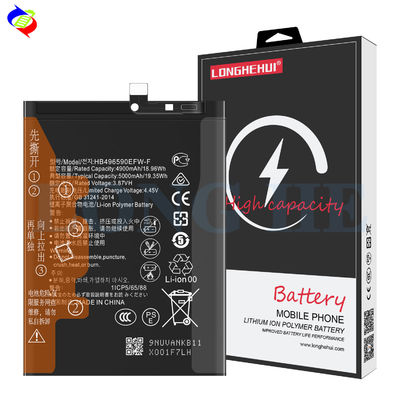 Stoccaggio 3.87V 4900mAh HB496590EFW-F batteria agli ioni di litio per Huawei Mobile sostituzione