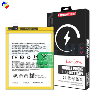 ODM/OEM BLP619 Batteria da 2900mAh per Oppo A57 A57M A57S 100% Cobalt Puro Litio