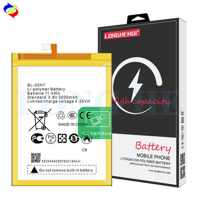 Telefono cellulare BL-30HT sostituzione della batteria per Tecno C8 3.8V 3000mAh Alta capacità