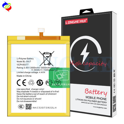 Tecno CA6 CM 3.85V Telefono BL-30UT Batteria 3050mAh Batterie ricaricabili con codifica