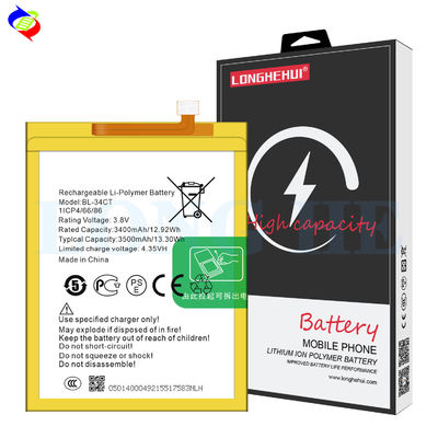 3500mAh KB8 BL-34CT Batteria per cellulari per Tecno Spark 3 Pro Batterie ricaricabili