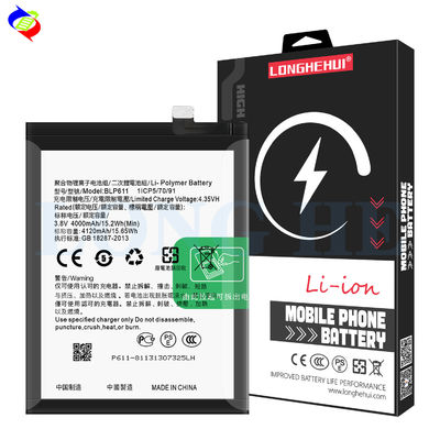 BLP611 Batteria per OPPO R9 Plus R9PLUS R9P R 9P A e sostituzione originale agli ioni di litio