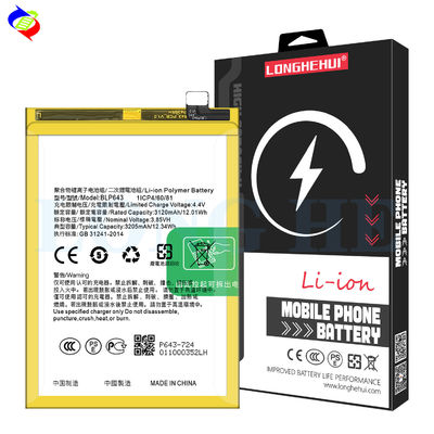 Batteria per cellulari ad alta capacità 3200mAh BLP643 per batterie ricaricabili bianche OPPO R11S