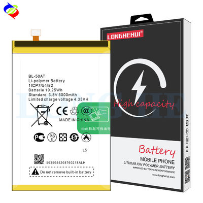Batterie ricaricabili al litio BL-50AT per telefono cellulare Tecno L5 3.8V 5000mAh