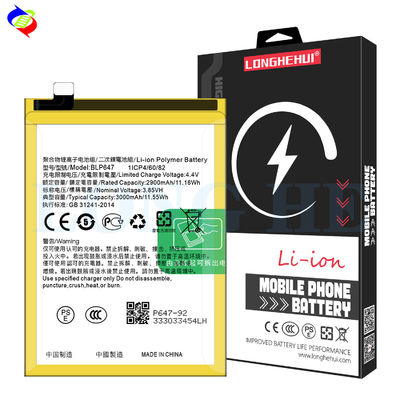 Batterie ricaricabili 4.4V 3000mAh Li-Polymer BLP647 per telefoni OPPO A79 2017