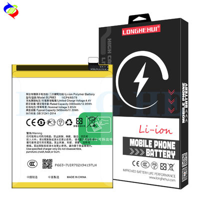 OPPO R15 Batteria 3450mAh BLP663 R15 Batteria per cellulari Nera Batterie ricaricabili