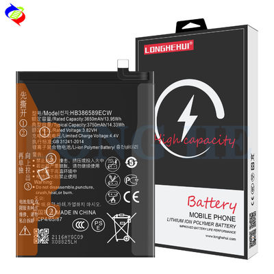 Batteria al litio HB386589ECW per Huawei P10 /NOVA3/NOVA4/honor20/honor play 3650mAh 3.82V