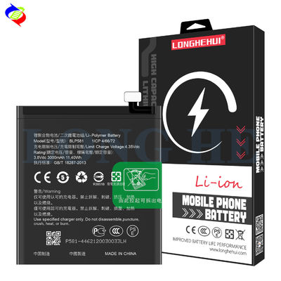 BLP581 4.35V 3000mAh Batteria per OPPO N3 N5206 N5207 N5209 Alta capacità Compatibile