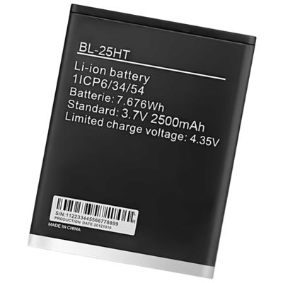 Batteria di protezione a doppio circuito integrato BL-25HT 2500mAh per Tecno Camon C7 Telefono cellulare ad alta capacità