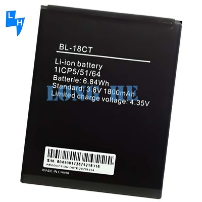 Batterie ricaricabili 1800mAh Nero BL-18CT Batteria per telefono cellulare Tecno Y3 Y4 R5