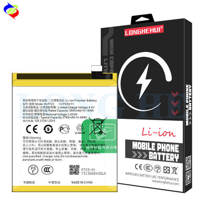 3765mAh Capacità Giallo BLP723 Sostituzione della batteria per OPPO Realme X con batteria del telefono