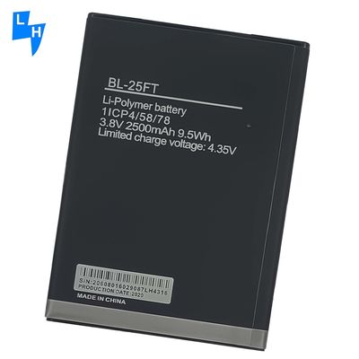 Ricaricabile Tecno BL-25FT W3 2500mAh Batteria A per l'Africa Affidabilità del mercato