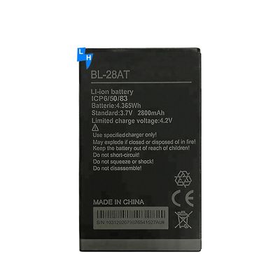 ODM BL-28AT 2800mAh Y3 Plus Batteria per telefono cellulare per Tecno Camon batteria Y2