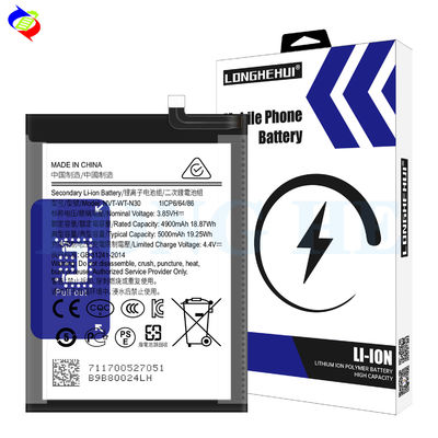 Protezione a doppio circuito NVT-WT-N30 Batteria per telefono cellulare da 5000 mAh per Samsung Galaxy N30