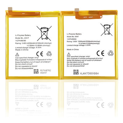 Batteria di ricambio per Tecno W1 W2 W3 WX3 WX3Pro Phantom Z mini 5 6 8 AX8 9 AB7 Pad 2