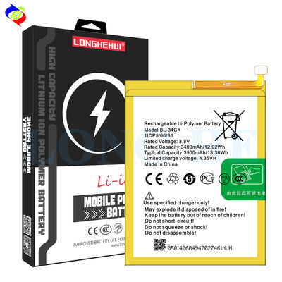 BL-34CX Batteria mobile per Infinix X626 Smart3 Plus 3.8V 3500mAh A Per telefono cellulare