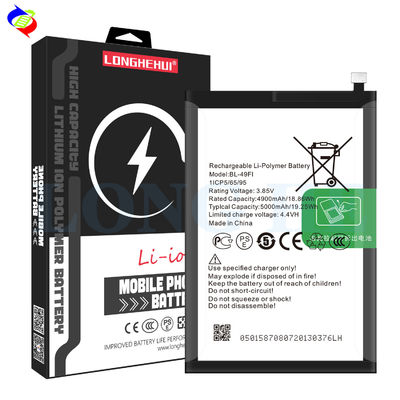 Batteria ricaricabile da 5000 mAh BL-49FI per itel P36 P37 ODM 500PCS Batteria agli ioni di litio