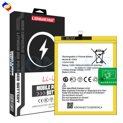 OEM/ODM BL-43AX 4450mAh X603 Batteria per telefono cellulare per infinix Zero5