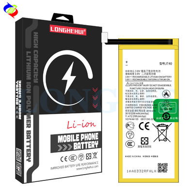Motorola G6 Plus XT1926 JT40 3200mAh Batterie ricaricabili nere con design durevole