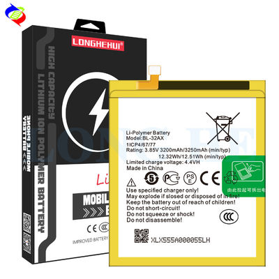 2500mAh-3200mAh BL-32AX X555 Modelli di cellulari per Infinix Zero4 Batteria LiFePO4