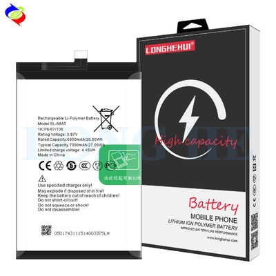 TECNO infinix POVA 2/LE7 BL-68AT batteria ricaricabile con batterie integrate