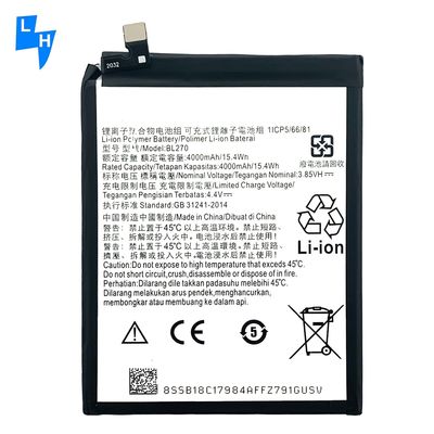 4000mAh BL270 Batteria per Motorola XT1922 G6Play MOTO E5 K53 K53A48 Nero 4000mAh