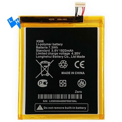 Batteria ricaricabile 1920mAh X506 per cellulari per Infinix Zero