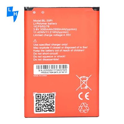 BL-30PI 3000mAh OEM Batteria Li-ion per telefono cellulare per Itel 1408 Batteira