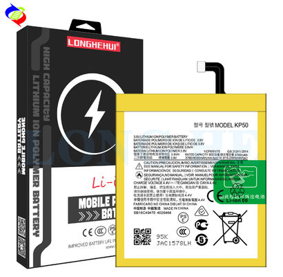 KP50 Batteria per cellulari al litio-ione per Motorola One ZOOM Bianco e Stock