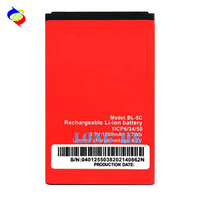 Batteria BL-5C da 1000 mAh con protezione a doppio circuito integrato e tecnologia avanzata in polimeri di litio