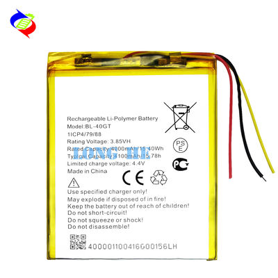Batteria di ricambio da 4100mAh per Tecno 1704 BL-40GT Telefono prestazioni durature