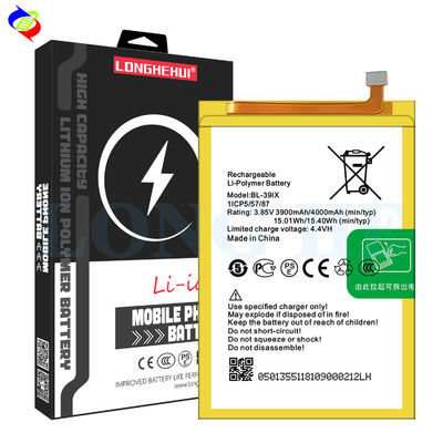 bianco 4000mAh BL-39iX Note5 stilo Note 6 X606 X610 batteria per telefono cellulare per infinix Note 5 pro batteria